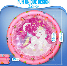 Load image into Gallery viewer, Small Pool for Kids, Small Kiddie Pool, Baby Pool for Kids 1-3 Years, Mini Pool for Toddlers &amp; Infants, 32Inch, Small Inflatable Swimming Kiddie Pools for Outside and Inside, Durable Material Pink